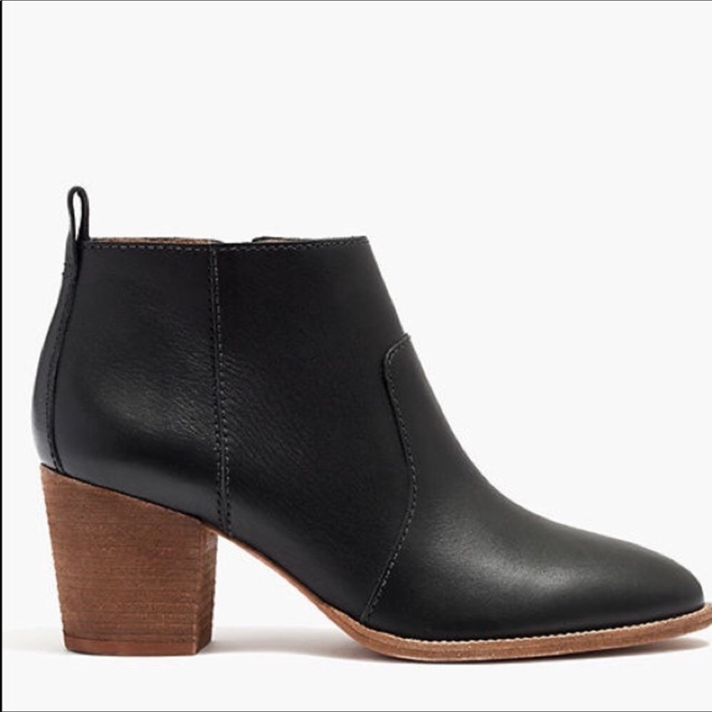 Madewell Brenner Booties Black Sz 7